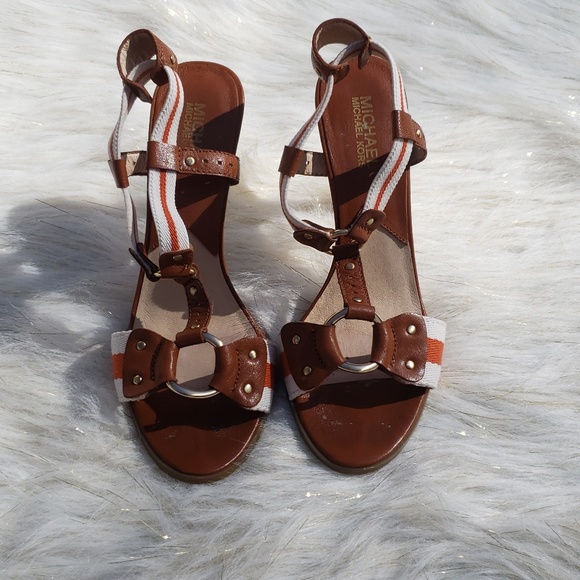 Michael Kors Shoes - MK Michael Kors | Sling Back Sandal Heel